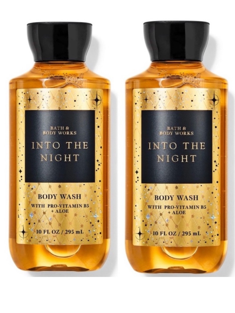 Bath & Body Works Into the Night Body Wash 2 10oz Full Size Bottles